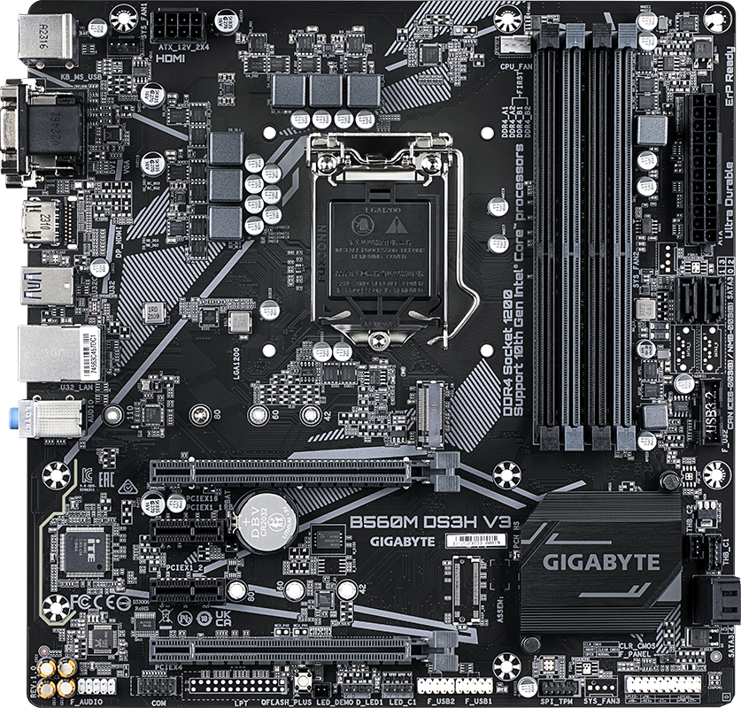 Gigabyte B560M DS3H V3