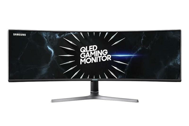 Монитор Samsung 49" C49RG90SSI 5120x1440 VA QLED 120Гц 4ms Curved DisplayHDR1000 FreeSync2 HDMI DisplayPort