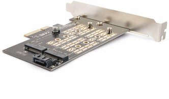 Контроллер AgeStar AS-MC02 PCI-E - M.2 SATA SSD / M.2 NVME SSD