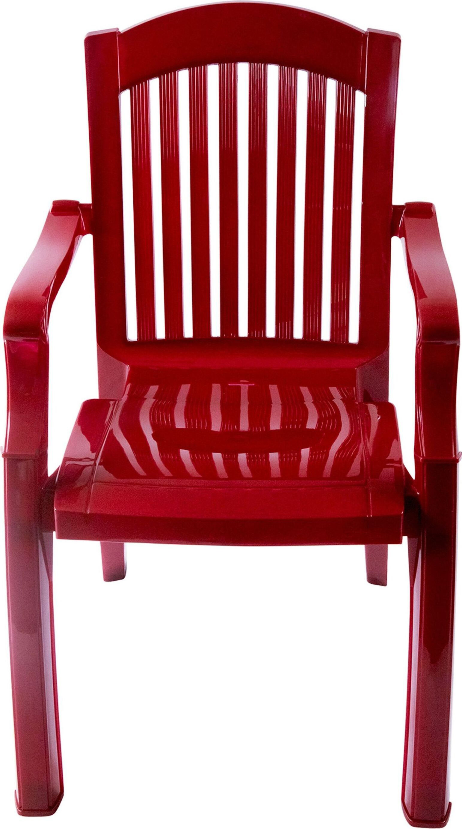 Кресло Стандарт Пластик Премиум полипропилен темно-красное