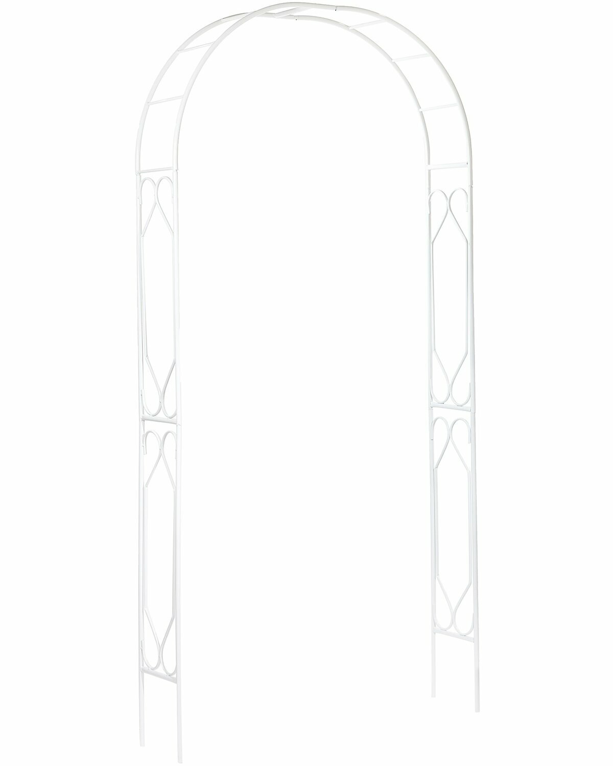 Арка Ромб разборная белая 40х110х240см. - фотография № 2