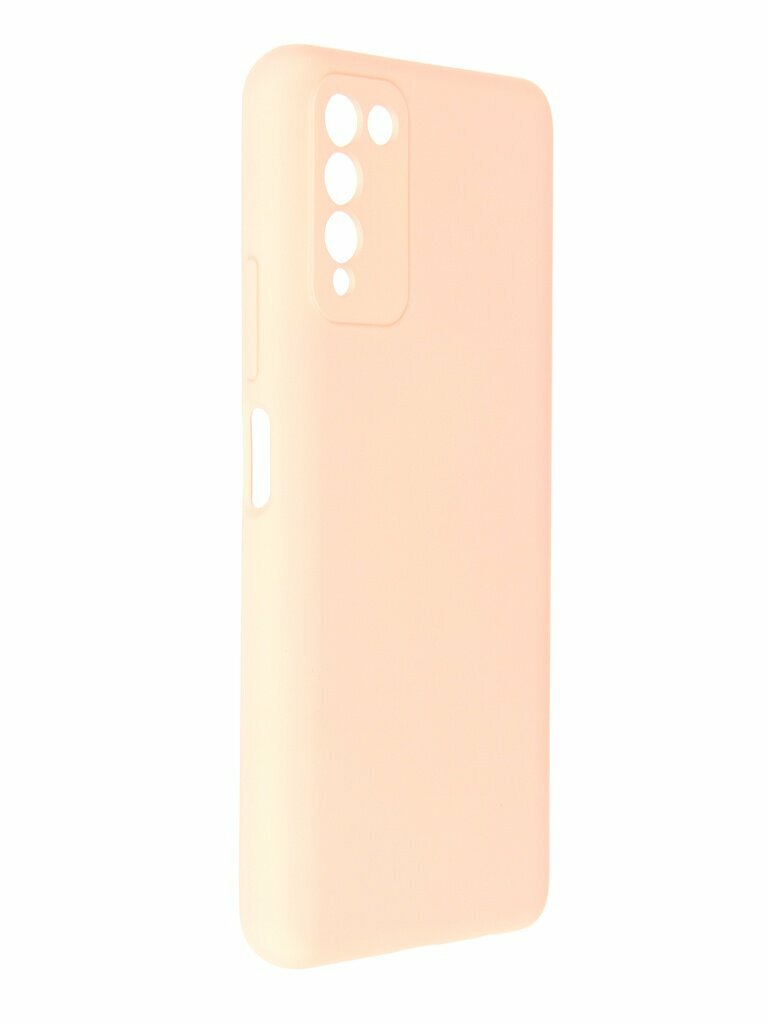 Чехол Pero для Honor 10X Lite Liquid Silicone Light Pink PCLS-0061-PK