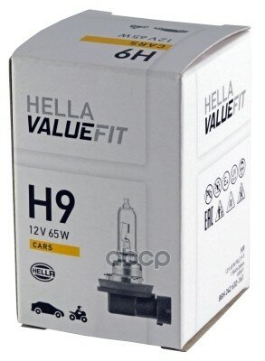 Лампа Накаливания Valuefit H9 12v 65w Pgj 195 HELLA арт. 8gh242632-161