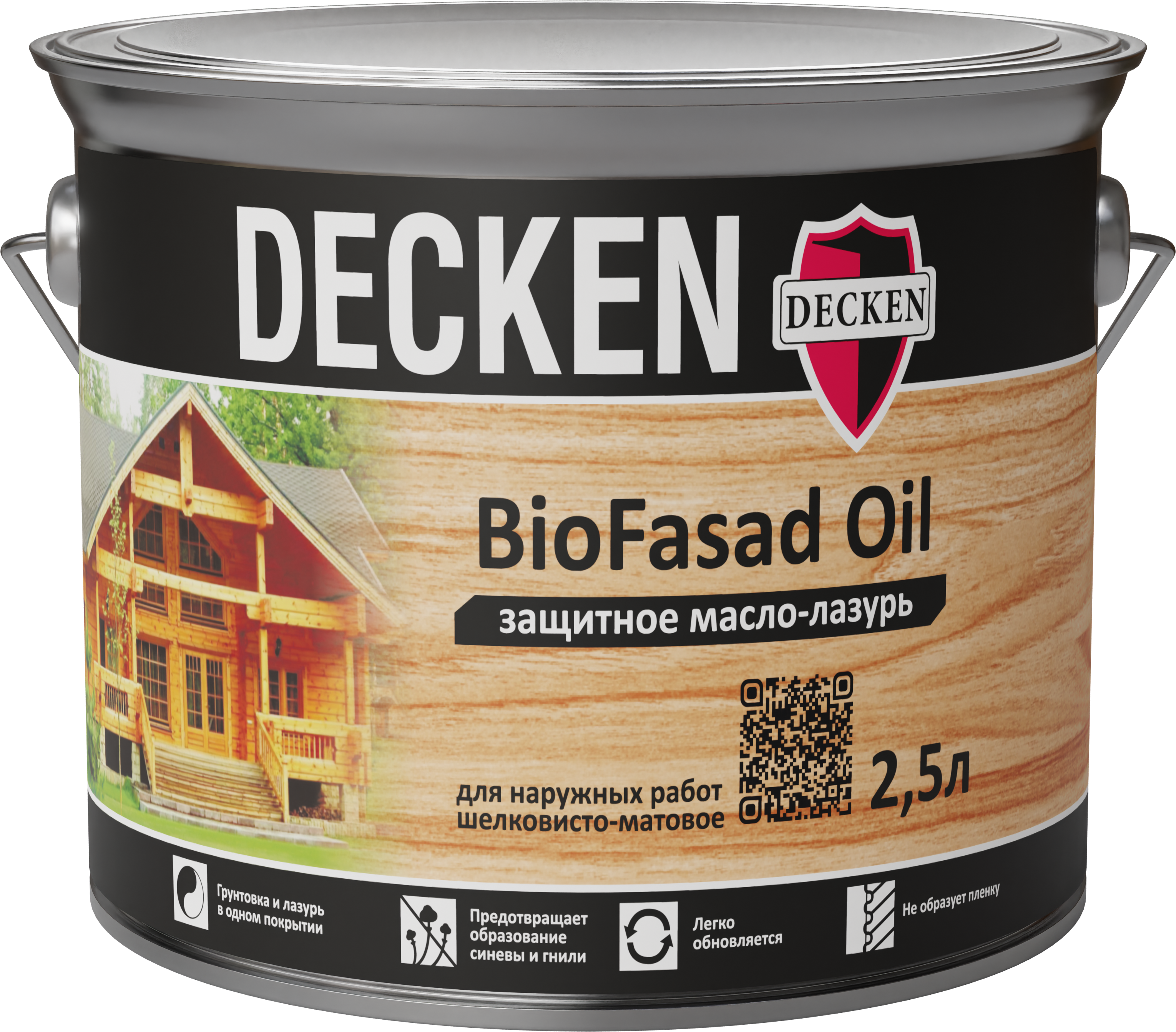 Защитное масло-лазурь Decken BioFasad Oil