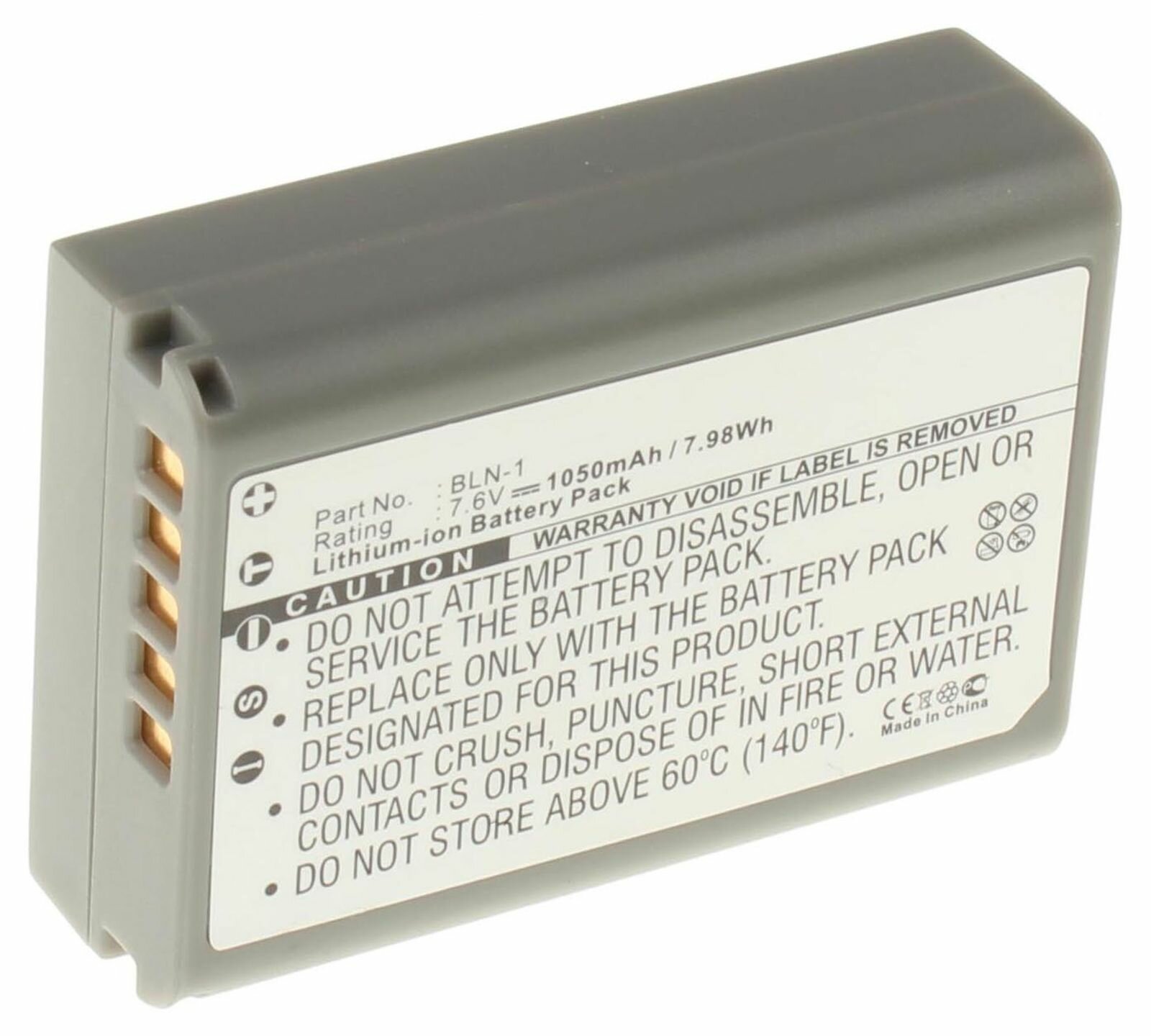 Аккумуляторная батарея iBatt 1050mAh для Olympus E-M1 II, EM5, EM1 II
