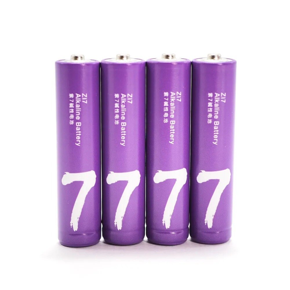 Батарейка алкалиновая AAA Xiaomi Rainbow Battery LR03 ZI7 4 в упаковке