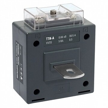 Трансформатор тока ТТИ-А 50/5А 5ВА, кл.т. 0,5S | код. ITT10-3-05-0050 | IEK (5шт.в упак.)