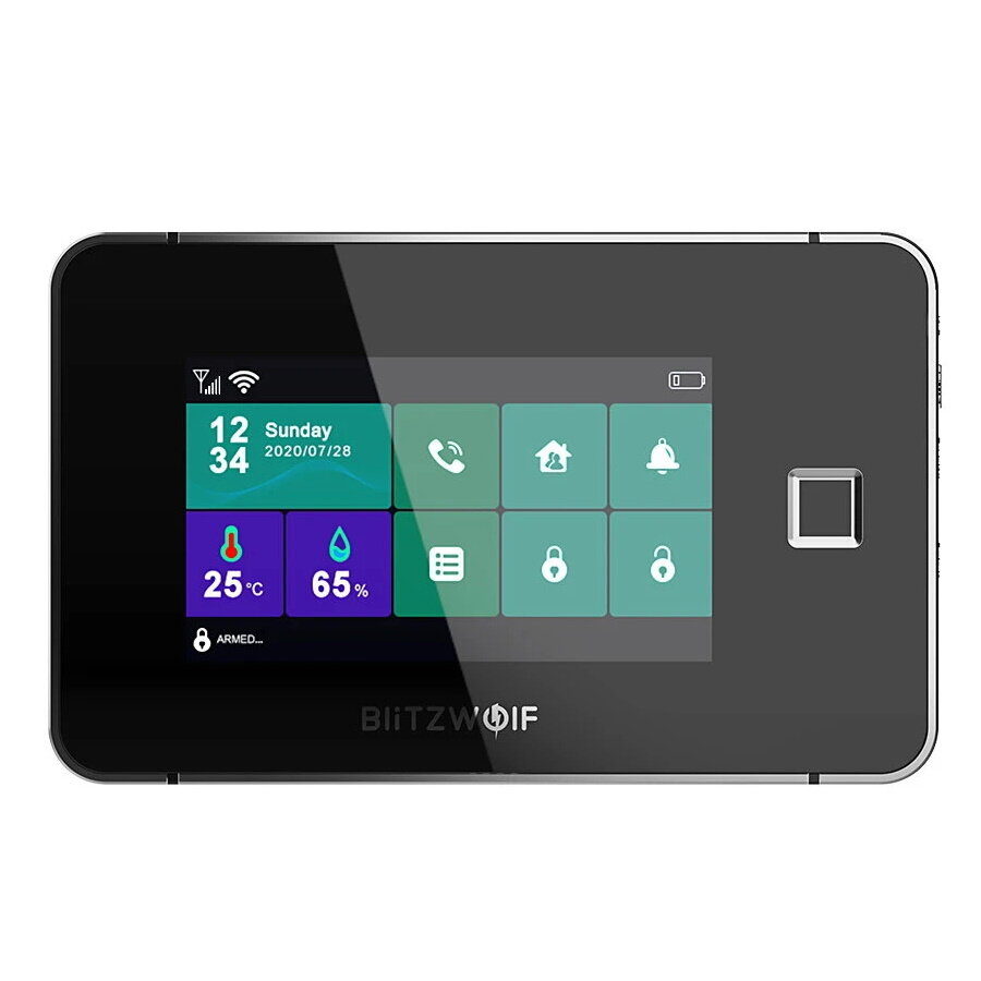 Комплект охранной сигнализации для умного дома BlitzWolf BW-IS20 Smart Home Security Alarm System Kit Black — фото 5