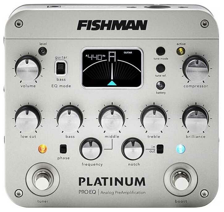 Гитарный предусилитель Fishman PRO-PLT-201 Platinum Pro EQ/DI со встроенным эквалайзером