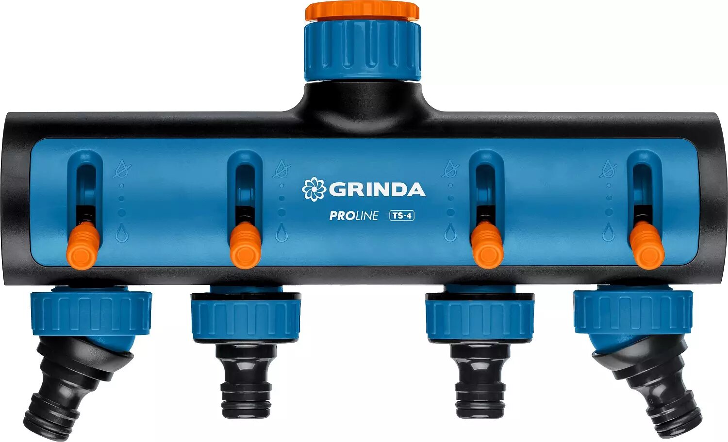 GRINDA PROLine TS-4, 3/4"-1", распределитель четырехканальный, поливочный, с внутренней резьбой(8-426313_z02) - фотография № 4