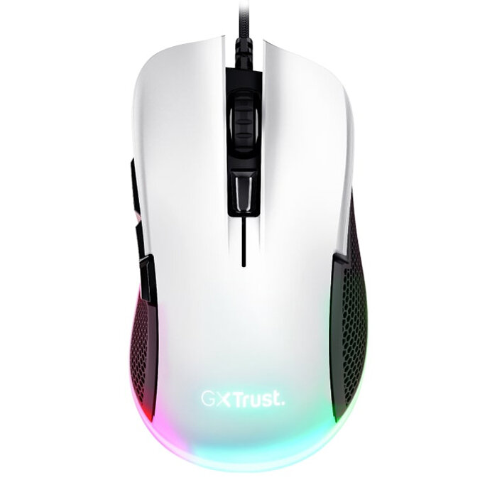 Игровая мышь Trust GXT 922W YBAR Gaming Mouse белая (24485)