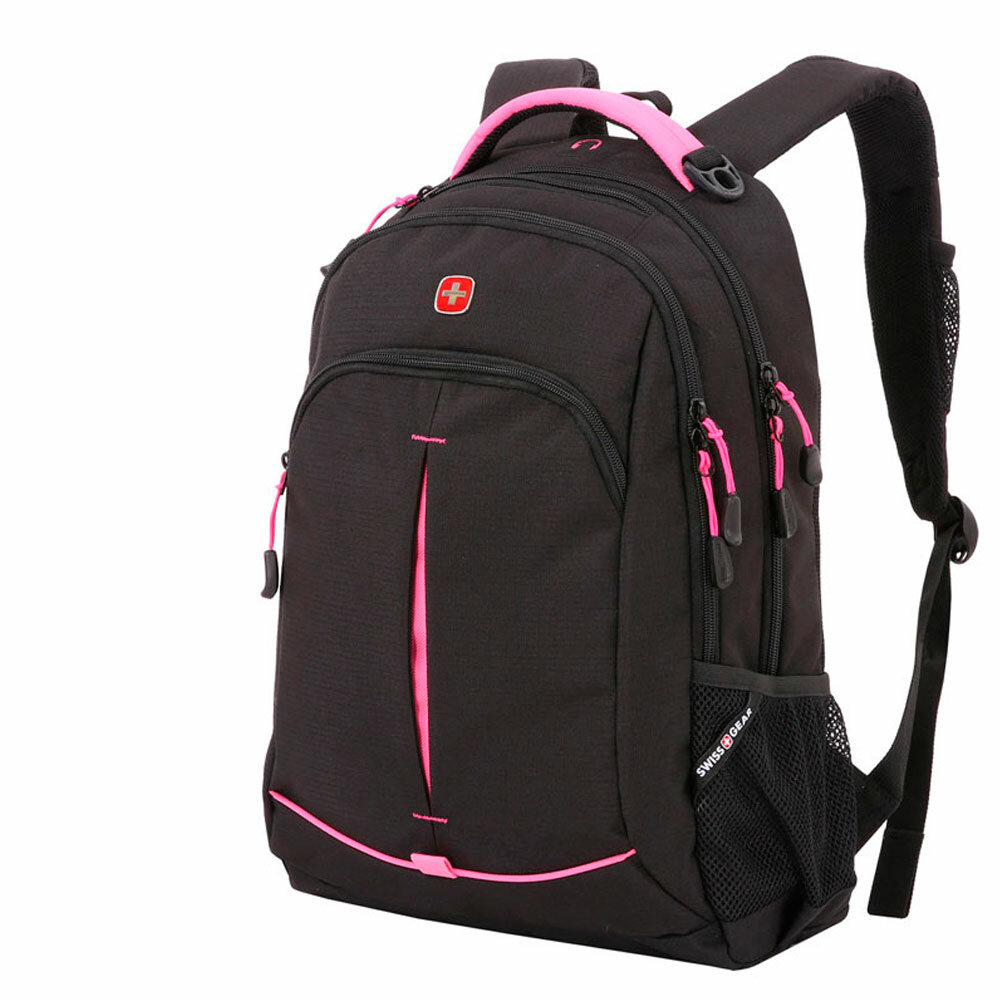 Рюкзак школьный SwissGear черный/фукси 22л SA3165208408