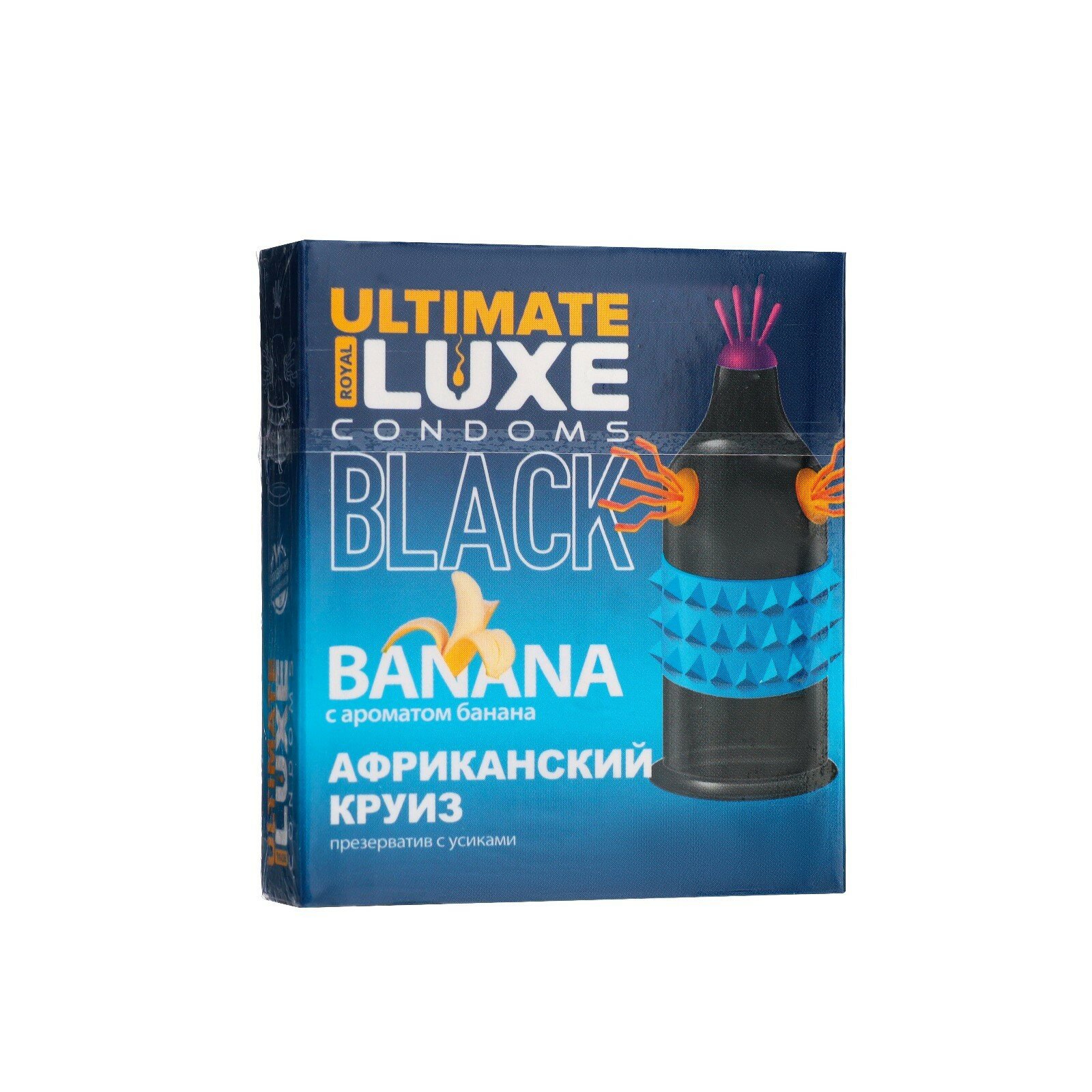 Презервативы BLACK ULTIMATE Африканский Круиз, банан, 1 шт.