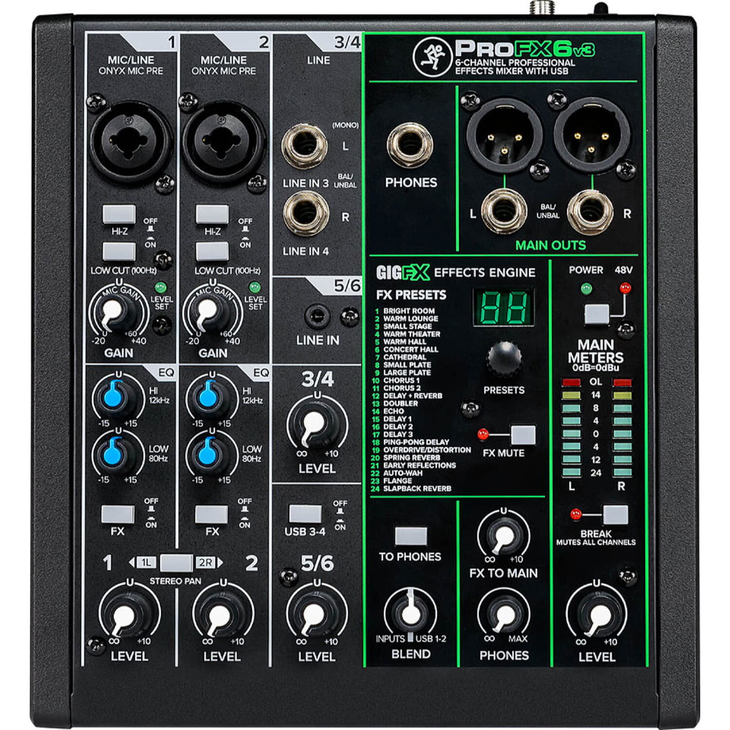 MACKIE Performer Bundle комплект для домашней музыкальной студии (ProFX6v3, EM-89D x2шт., MC-100, коммутация и держатели) — фото 5
