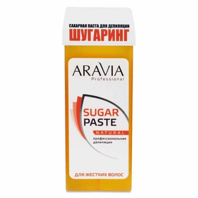 Сахарная паста для депиляции в картридже мягкой консистенции ARAVIA Professional Натуральная 170г