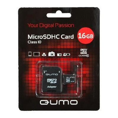 Память microSD 16Gb Qumo QM16GMICSDHC10U1 .