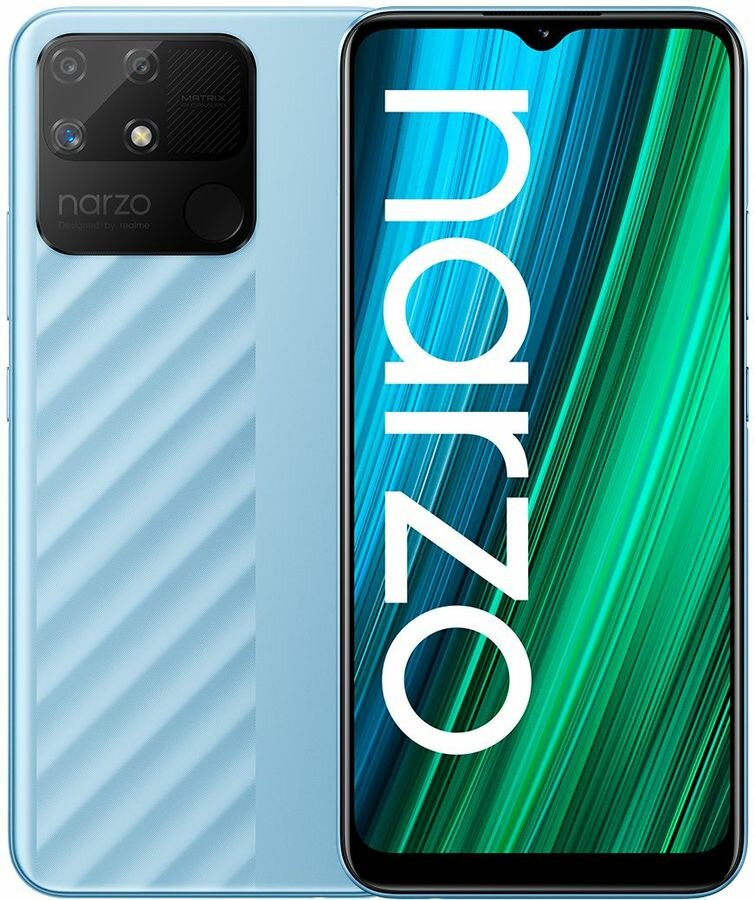 Смартфон Realme Narzo 50A 4/128GB голубой