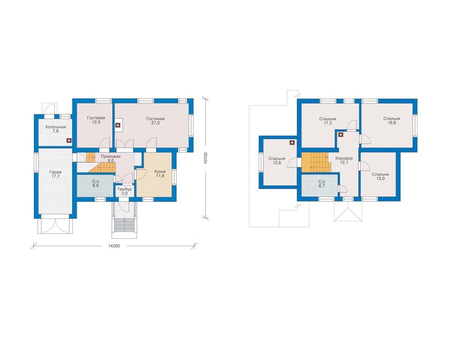 Проект дома Plans-52-11 (177 кв.м, газобетон) - фотография № 3