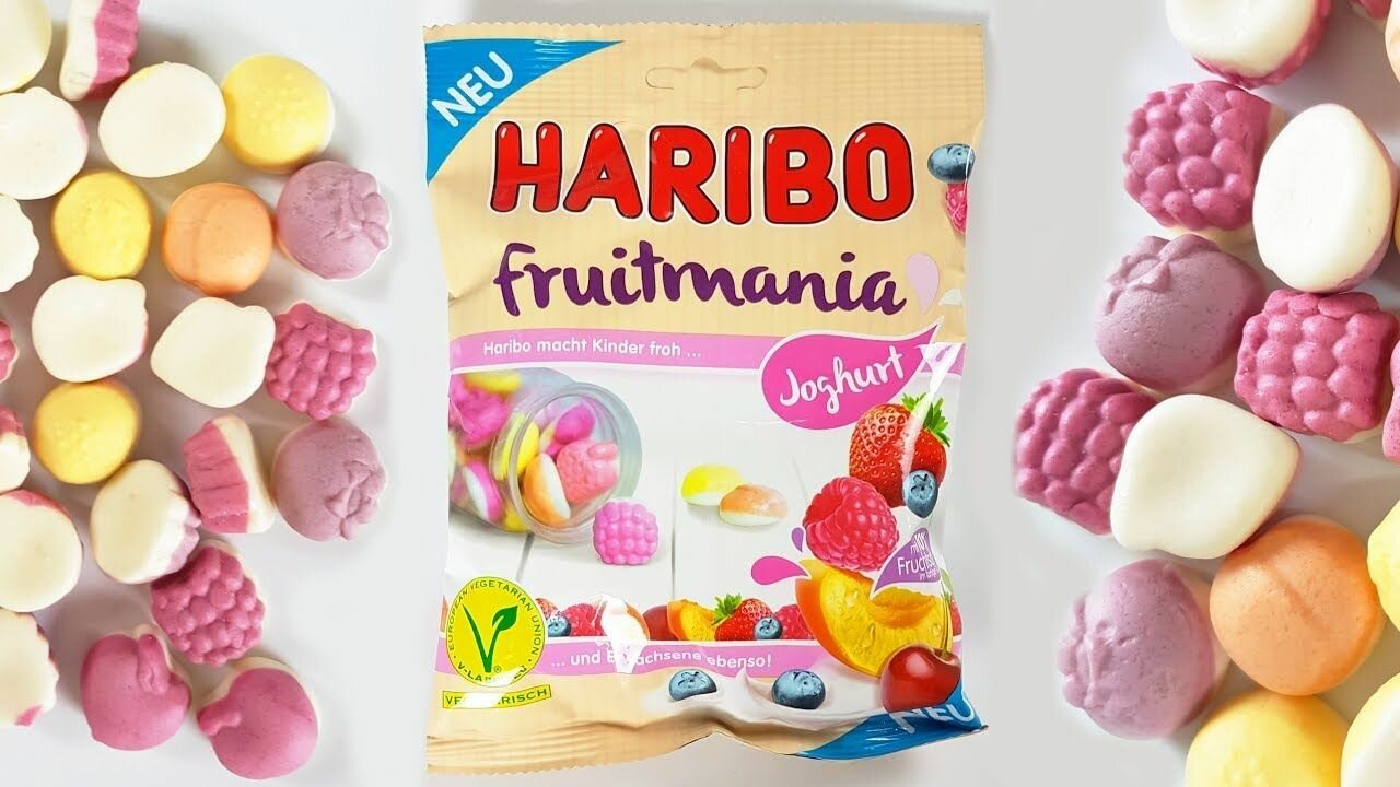 Мармелад жевательный Haribo Fruitmania Joghurt / Харибо Фруктомания Йогурт 2 шт по 160 гр. (Германия) - фотография № 2