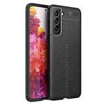 Чехол-накладка Litchi Grain для Samsung Galaxy S22+ (Plus) (черный) - изображение