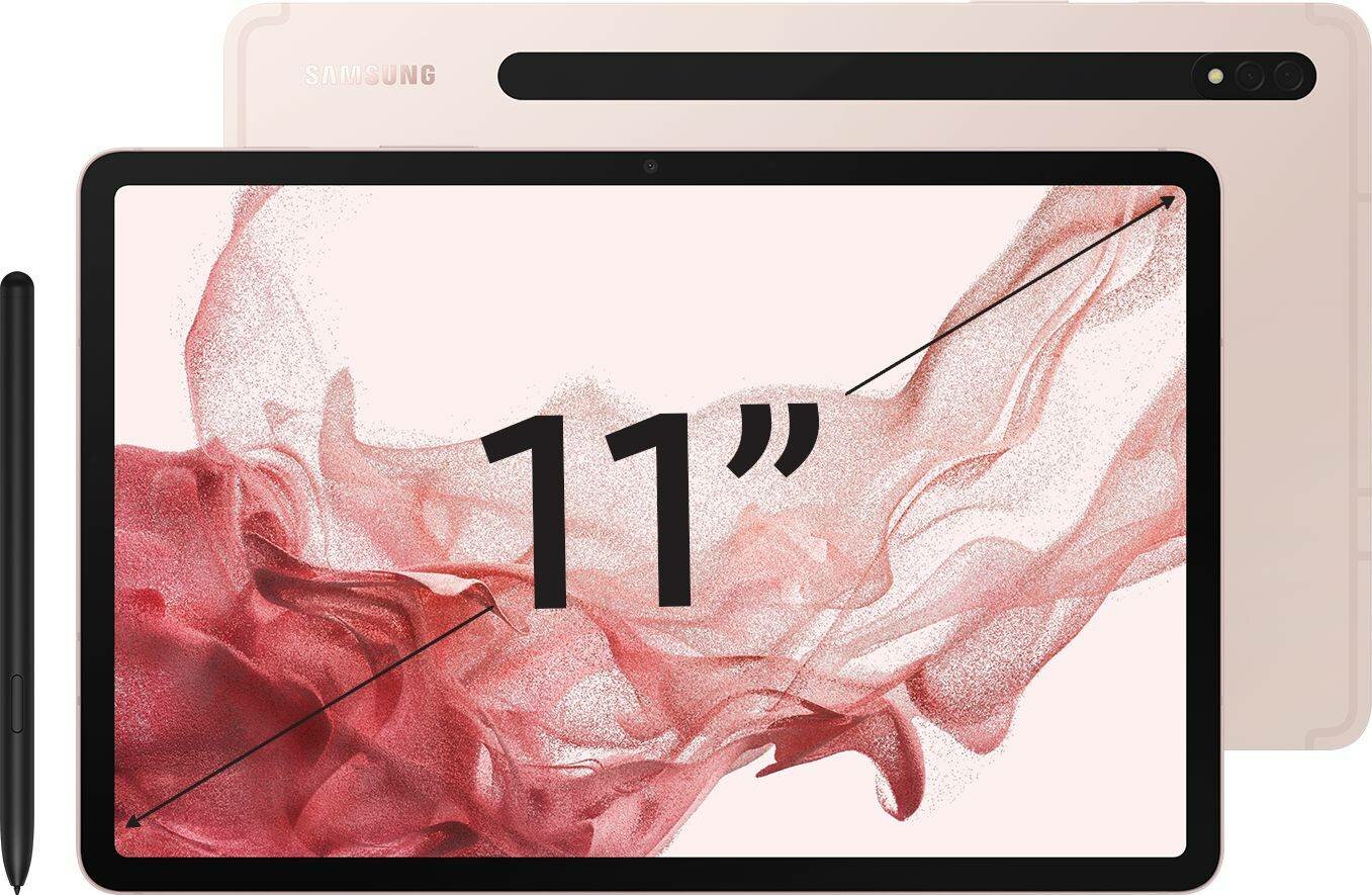 Планшет 11" Samsung Galaxy Tab S8 SM-X706 128ГБ розовое золото (sm-x706bidamec)