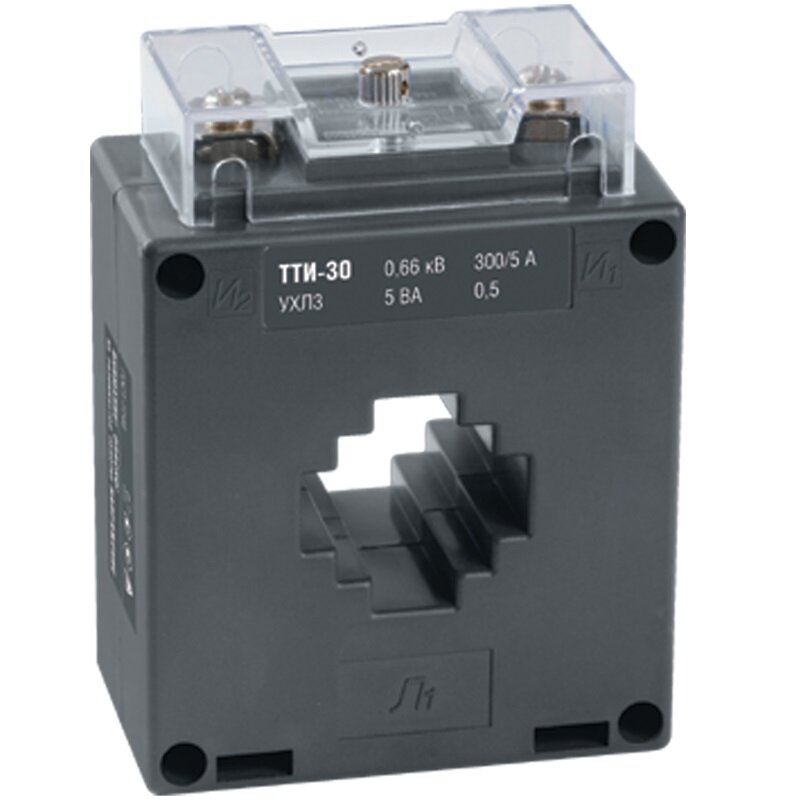 Трансформатор тока IEK ТТИ-30 100/5 А, 5 ВА, класс 0.5S
