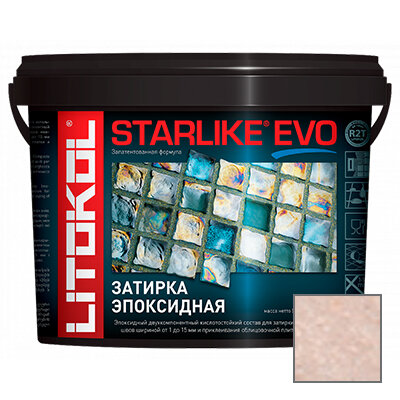 Затирка эпоксидная Litokol Starlike Evo S.500 Rosa Cipria 5 кг