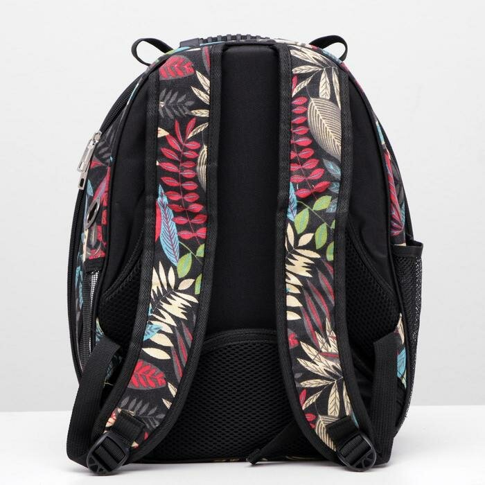 Рюкзак для переноски животных прозрачный 'Разноцветная листва', 31 х 28 х 42 см - фотография № 3
