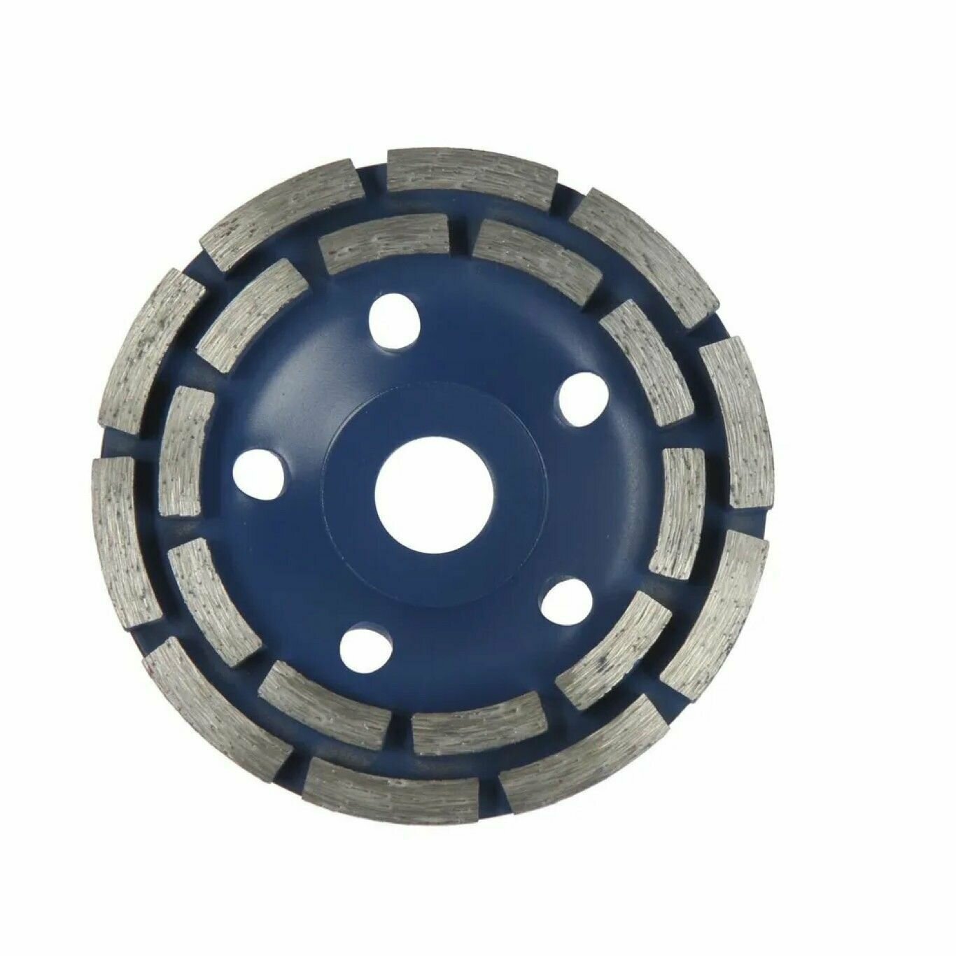 фото Алмазная чашка для УШМ шлифовальный круг / Чашка алмазная зачистная двухрядная 125 мм/22 мм