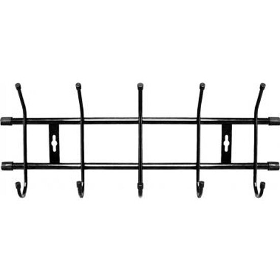 Вешалка настенная Nika черный 485х180х67мм, ВН5/Ч