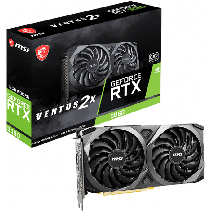 MSI Видеокарта MSI GeForce RTX 3060 VENTUS 2X 12G OC