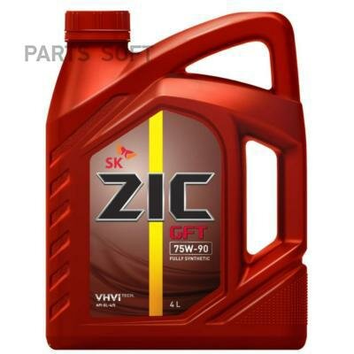 ZIC 162629 ZIC GFT 75W90 (4L)_ !\ API GL-4/5 1