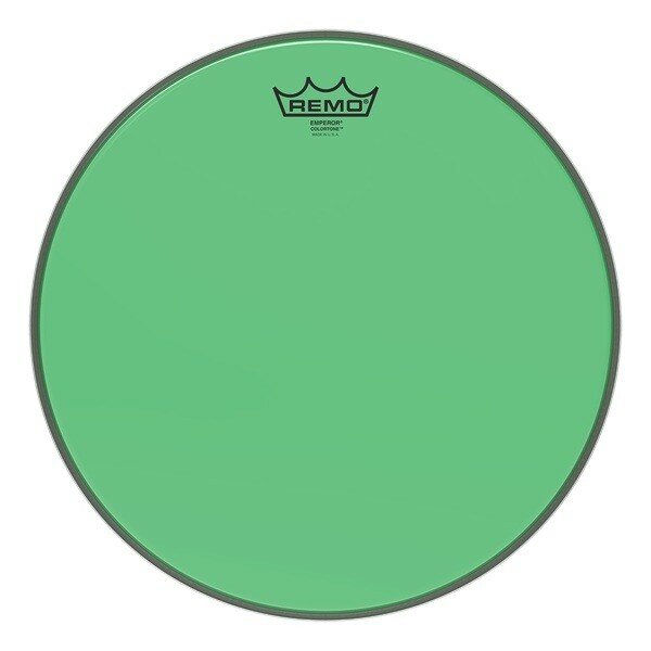 Remo BE-0312-CT-GN Emperor® Colortone™ Green Drumhead, 12' цветной двухслойный прозрачный пластик, зеленый