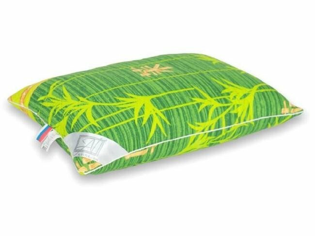 фото Подушка стеганая альвитек bamboo-полисатин мультиколор 50х68С