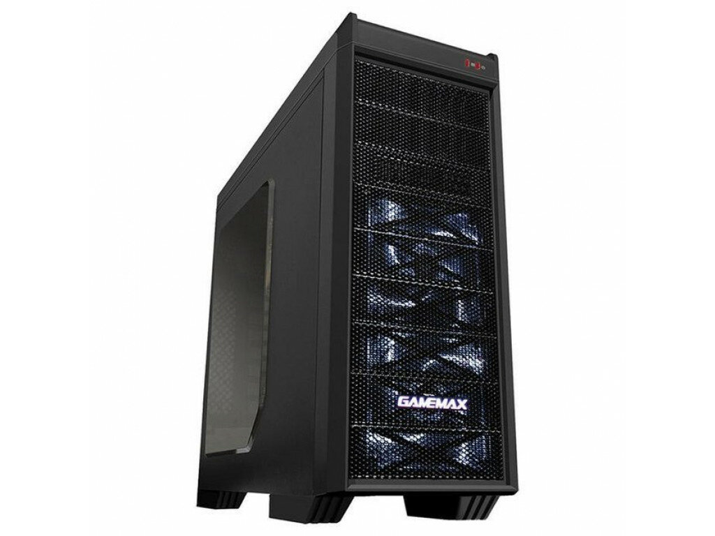 GameMax [G501X White] Luxury MFG G501X (Midi Tower, ATX,Черн.,Окно, USB3.0, внеш. SATA отсек без БП