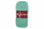 Пряжа Vita Pelican (Пеликан) 3970 светло-зеленая бирюза 100% хлопок двойной мерсеризации 50г 330м 1 шт - изображение