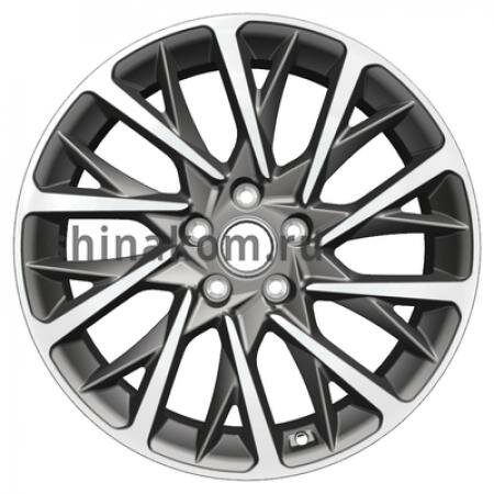 Диск 7,5*18 5*112 ET39 66,6 Khomen Wheels KHW1804 Gray-FP (Audi A4/A6)