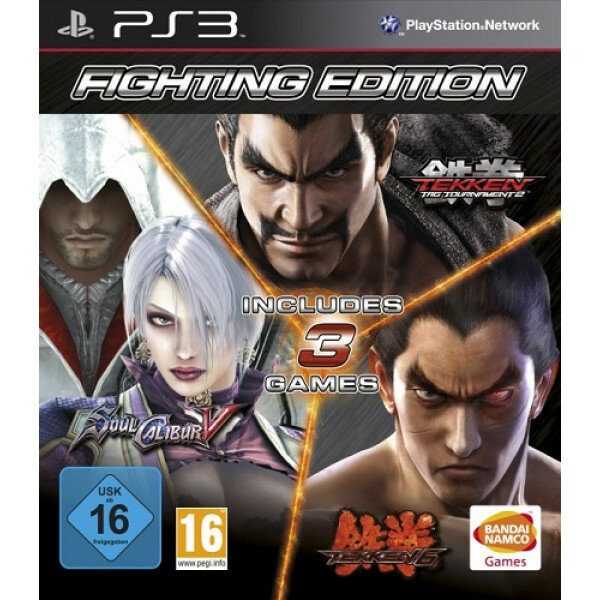 Fighting Edition (Tekken 6+Soul Calibur 5+Tekken Tag Tournament 2) (русские субтитры) (PS3)