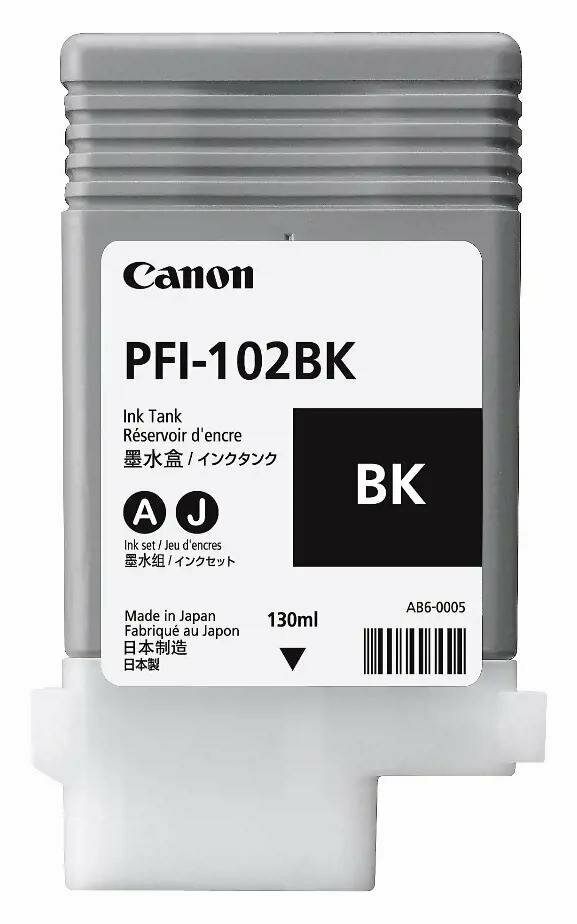 Картридж струйный Canon PFI-102BK черный