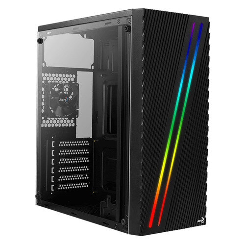 Корпус ATX Aerocool Streak-A-BK-v1, Midi-Tower, без БП, черный [accm-pv19012.11]