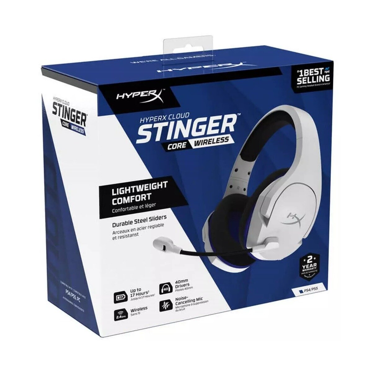 Наушники HyperX Cloud Stinger Core wireless White-Blue