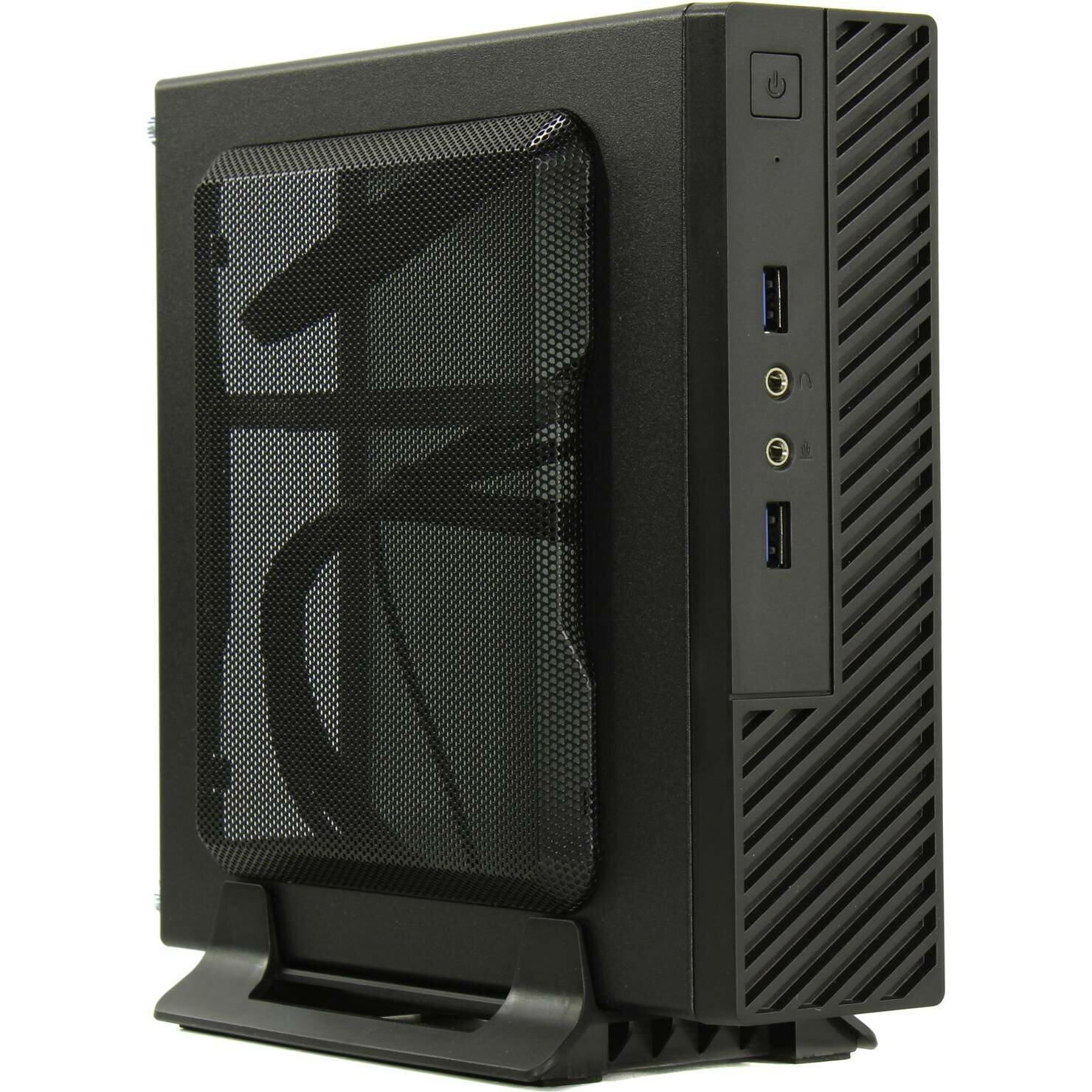 Корпус системного блока Inwin ME100S-BK U3*2, front fan 4cm, HDD frame Upper type+ "L"+"I" types 120W adapter, GM-120 DC-ATX Mini ITX [6133