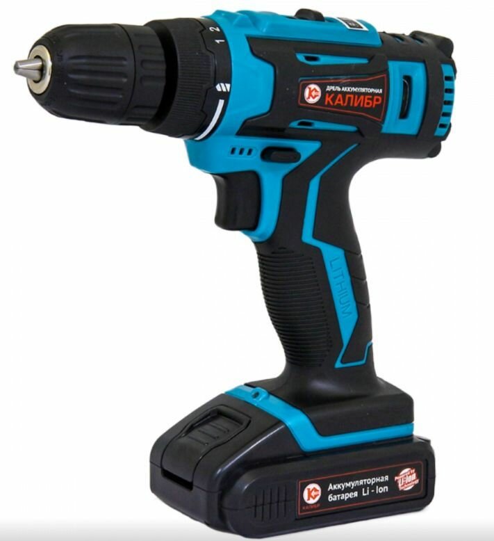 фото Аккум.дрель калибр ДА-14,4-2А+ Аккумуляторная дрель LI- ION
