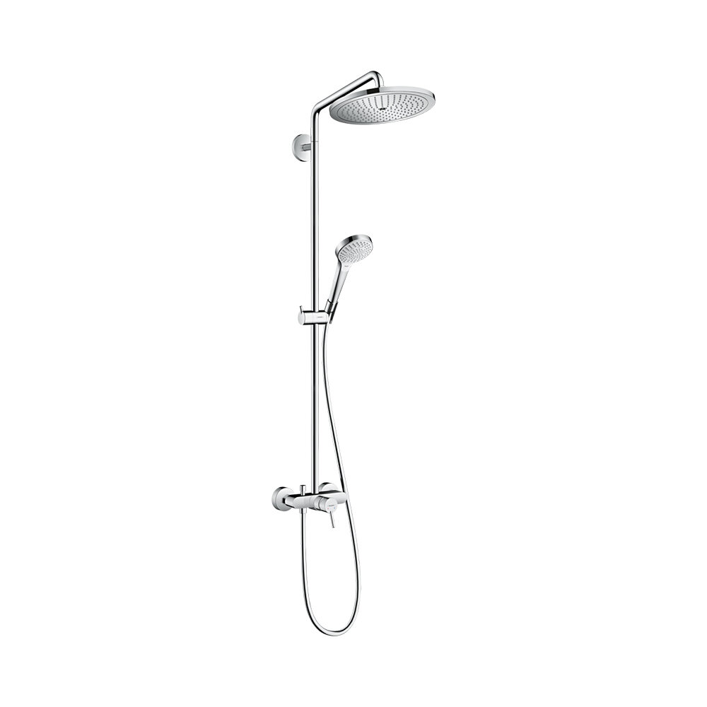 Croma Select S Showerpipe 280 1jet Душевой набор с однорычажным смесителем, 26791000