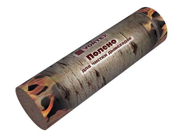 фото полено для чистки дымоходов VORTEX 7х30см 0,75кг