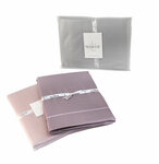 Комплект наволочек из сатина с вышивкой Maison dor (белый), Комплект наволочек 50x70 (2шт) - изображение