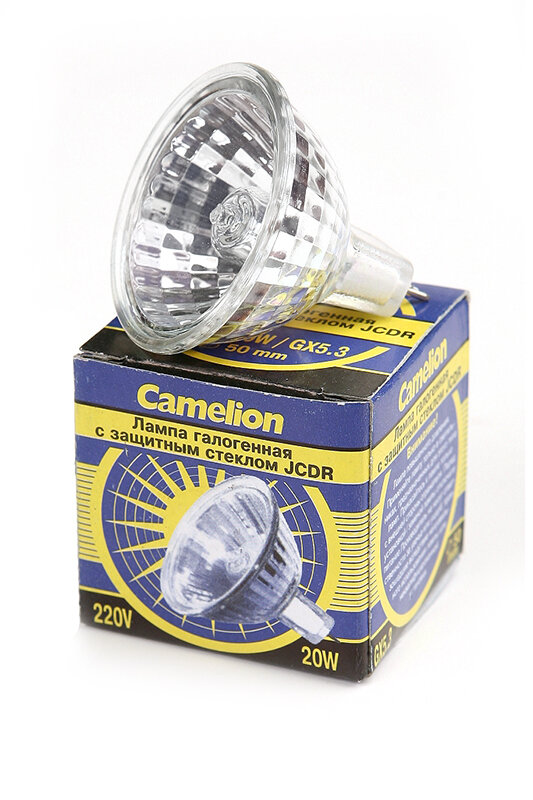 Camelion Лампа галогенная GU5.3 20Вт Camelion JCDR 220V 50mm