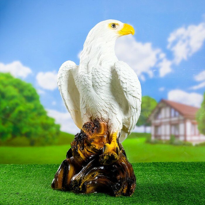 Хорошие сувениры Садовая фигура "Орел" белый, 60см - фотография № 1