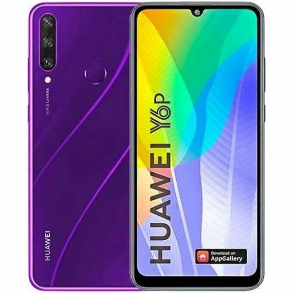 Смартфон HUAWEI Y6P 64Gb фиолетовый