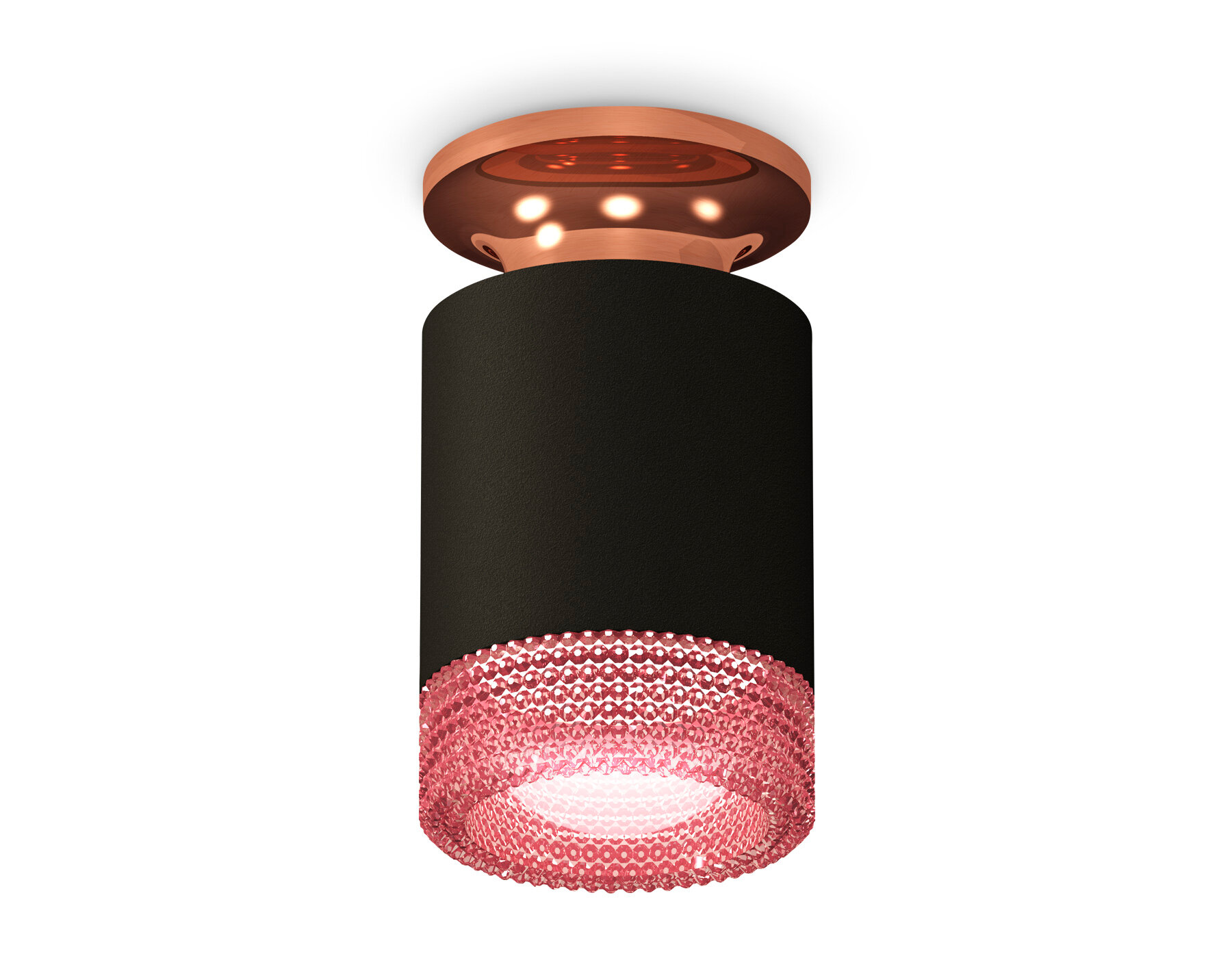 Накладной светильник Ambrella Techno XS6302182, Розовый, GU5.3